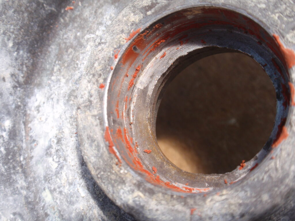 潅水ポンプの水漏れ対策６　ポンプ部シール材