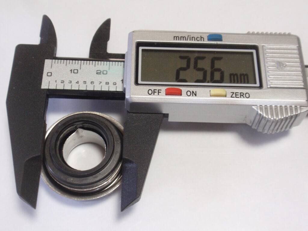 ホンダウォーターポンプメカニカルシャフトシール19217-657-023 互換品　滑り樹脂部外径25.6mm