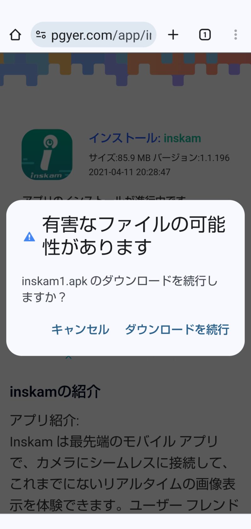 temuから届いたAndroidスマートフォン用の5.5mmタイプC エンドスコープカメラ（LED照明付き）のアプリが怪しい物でした