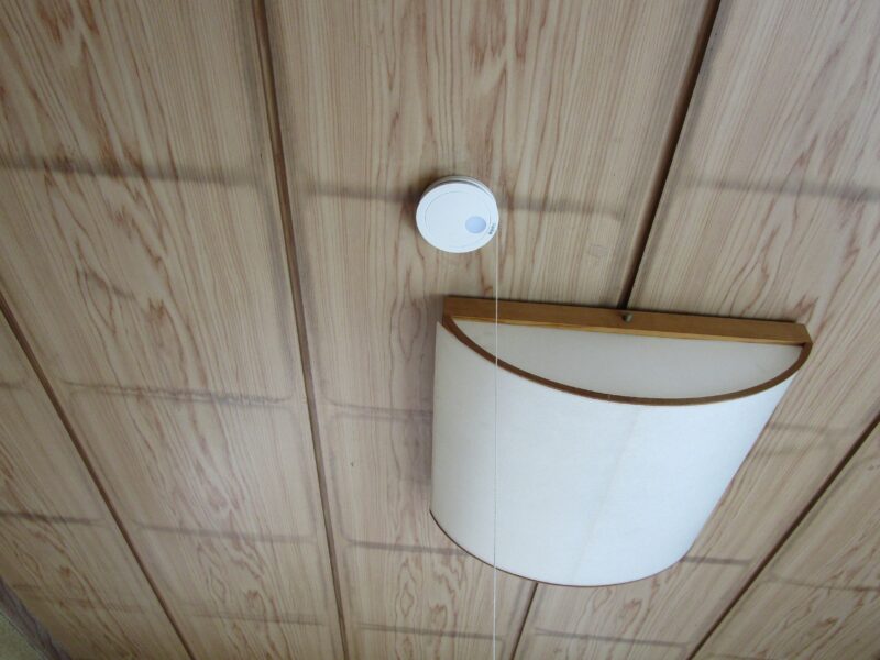 火災報知器の交換完了画像